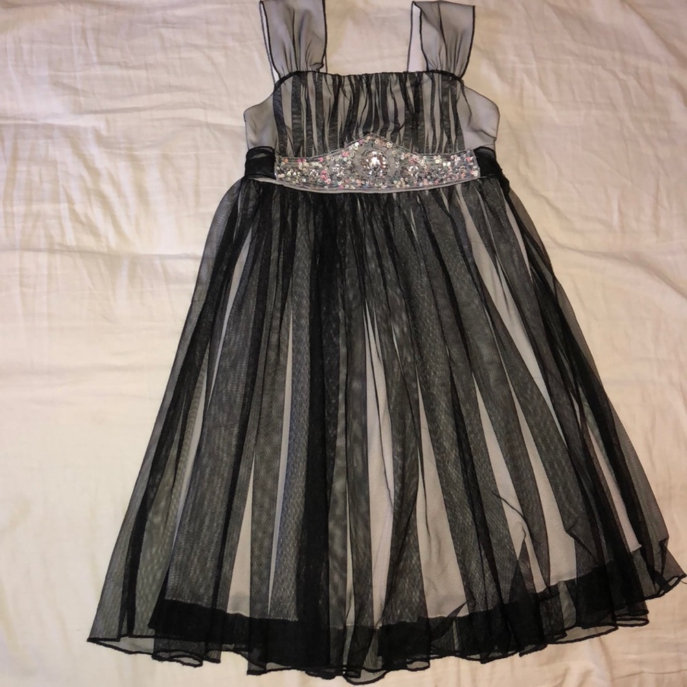 Black and white dress